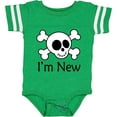 thumbnail image 3 of Inktastic I'm New Cute Skull Baby Boys or Girls Baby Bodysuit, 3 of 5