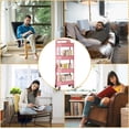 thumbnail image 4 of XINQIHANG Chariot de Rangement - Chariot de Rangement Mobile, Étagère à Livres, Chariot de Rangement Roulant Réutilisable, Étagère à Livres Mobile pour Cuisine, Chambre, Salon et Buanderie, 4 of 7