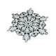 thumbnail image 2 of Camino de Mesa Navideño con Copos de Nieve | Mantel Individual Aislante Del Calor de 38 X 38 Cm | Fibra de Poliéster Lavable | Posavasos Resistente Al Agua y Al Calor | Decoración Navideña | para Fie, 2 of 6