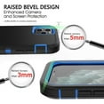 thumbnail image 4 of iPhone 12 Mini} Mini Heavy Duty Case {Shock Proof Case with 3 Layer Rubber, Shatter Resistant, [Tough Armour] Rugged Case Compatible for iPhone 12 Navy, 4 of 7