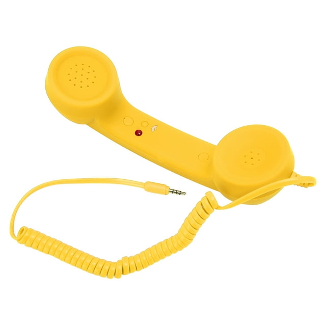 Receptor Telefónico Retro, Teléfono De Teléfono Celular Con Una Prueba De Radiación De 3,5 Mm De 3.5 Mm Para El Teléfono Celular Con Cable Para PC Para Teléfonos Inteligentes