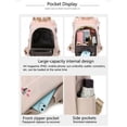 thumbnail image 4 of Mochila elegante e impermeable para mujer en tejido Oxford negro, 4 of 6