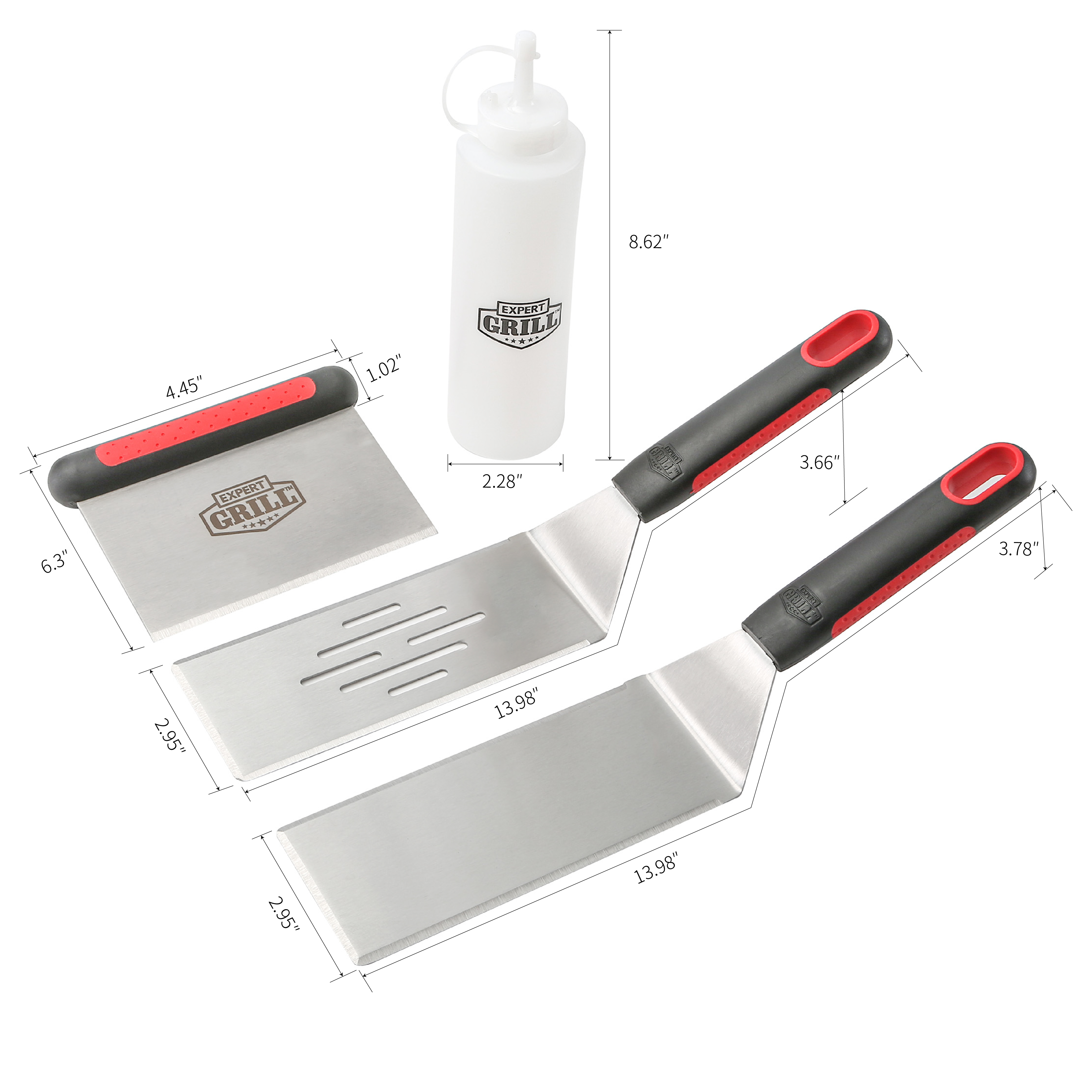 Expert Grill 4-Piece Griddle Tool Kit photo 3