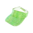 thumbnail image 1 of Top Headwear Full Rhinestone Sun Visor - Lime, 1 of 1