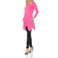 thumbnail image 5 of White Mark Women's Solid Color Tunic Top, 5 of 5