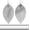 3.5" inch - Large Silver, variant on Humble Chic Big Filigree Leaf Earrings - Lightweight Oversized Drop Dangles, Gold