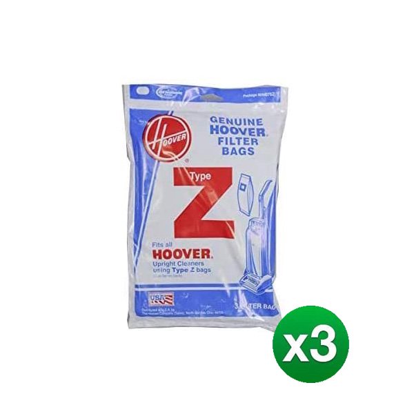 Hoover Type Z Vacuum Bags For Upright U6311930, U6317930, U6323930