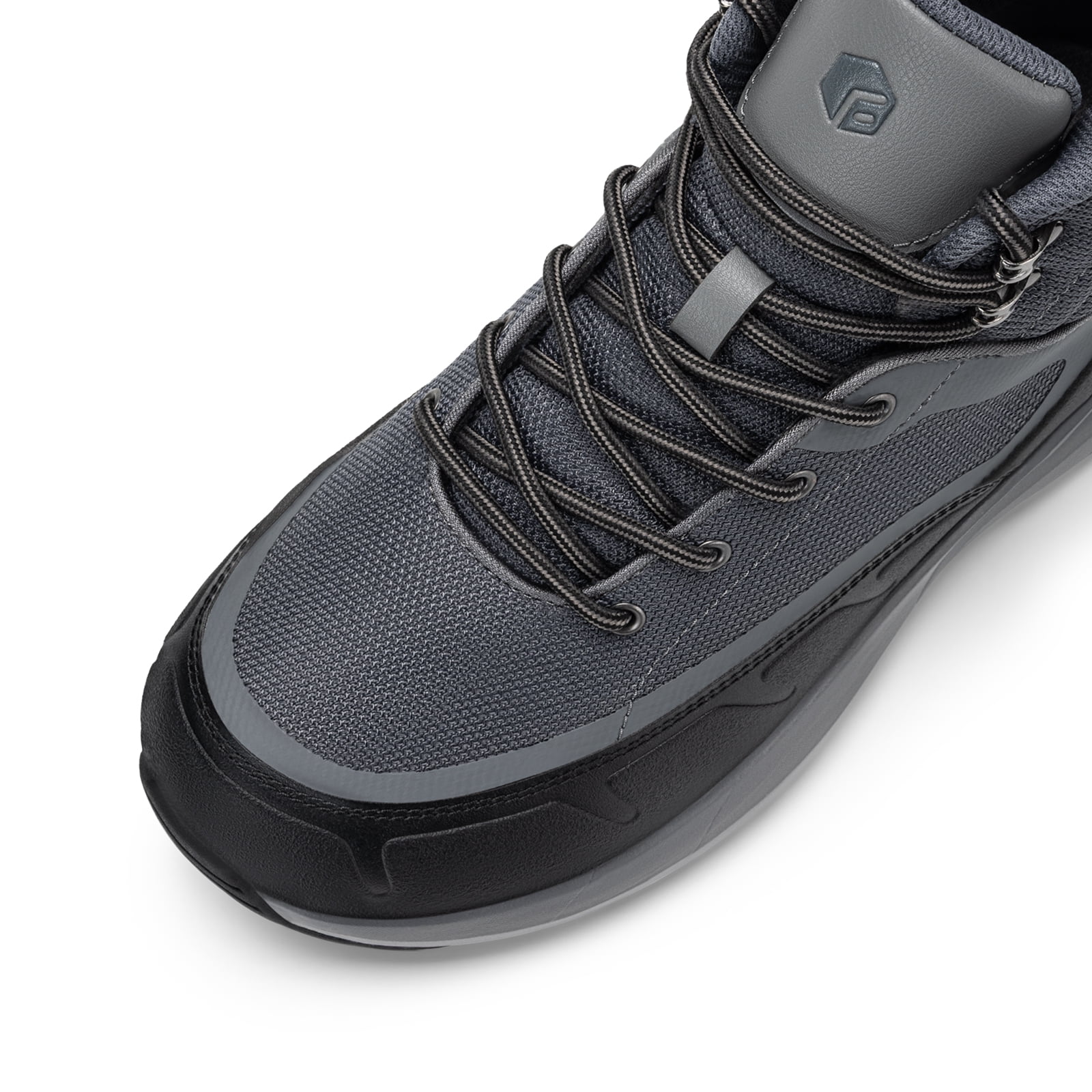 FitVille Men's Wide Boots Water-Resistant Outdoor Hiking Boots Slip-Resistant Breathable Shoes for Men with Arch Support