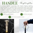 thumbnail image 5 of Aluminum & Brass Decorative Rosewood Walking Cane | Full Size Walking-Stick for Men & Women |, 5 of 10