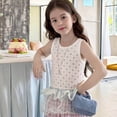 thumbnail image 2 of LIIPEE Kids Polka Dot Printed Basic Tank Tops For Girls Sleeveless Crew Neck Casual Breathable Cute Summer Tops,7-8 Years, 2 of 4