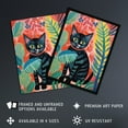 thumbnail image 3 of Henri Matisse Style Black Cat In The Jungle Acrylic Painting Unframed Wall Art Print Poster Home Decor Premium, 3 of 5