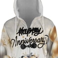 thumbnail image 4 of Happy Anniversary Collie Celebrates Wedding Love Family Party All Over Print 3D Hooded Duffle Toggle Coat Collie Dog Lover Gifts Idea - 01015, 4 of 6