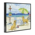 thumbnail image 3 of Stupell Industries Coastal Retriever Dogs at Beach Black Framed Giclee Art, 14 x 11, by Paul Brent, 3 of 8