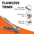thumbnail image 2 of Cortauñas KOHM para uñas gruesas Heavy Duty Silver, 2 of 9