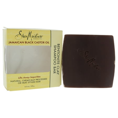Jamaican Black Castor Oil Bentonite Clay Shampoo Bar by Shea Moisture for Unisex - 4.5 oz Shampoo