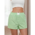 thumbnail image 4 of Elippeo Women Striped Shorts  Elastic Waist Summer Casual Shorts Streetwear for Daily Date, 4 of 8