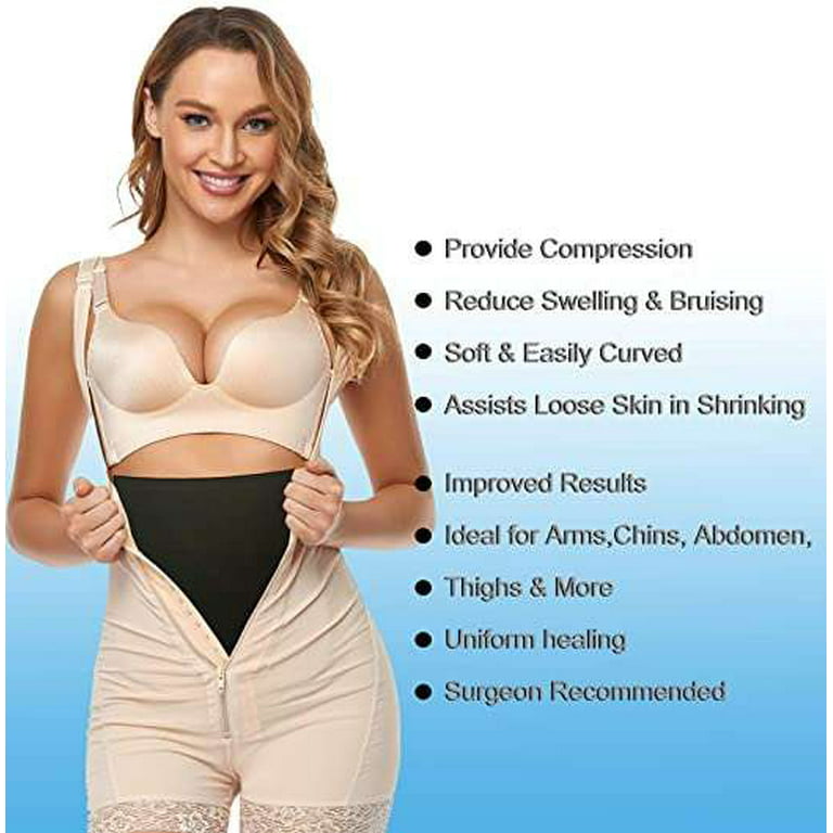 3 Pack Lipo Foam - Dr. Approved Post Surgery Foam Sheets, Ab Board for Use  with Post Liposuction Surgery Compression Garments, Advanced Technology