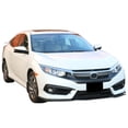 thumbnail image 3 of Ikon Motorsports Compatible with 16-18 Civic Coupe Sedan 2Dr 4Dr CS Front Lip Painted Crystal Black Pearl #NH731P, 3 of 7