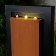 thumbnail image 4 of Zinc Metal Fountain with LED Lights - Rustic Elegance, 4 of 5
