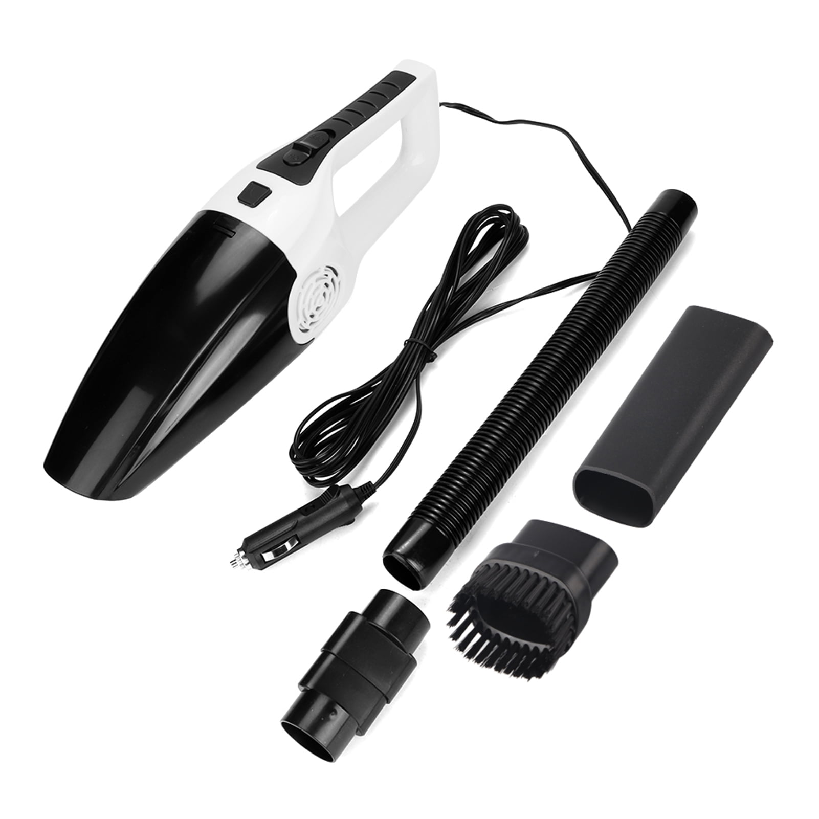 Black Car Vacuum Cleaner,12V 3600pa ABS Car Vacuum Cleaner Portable Handheld Wet Dry Dual-use Dust Catcher 