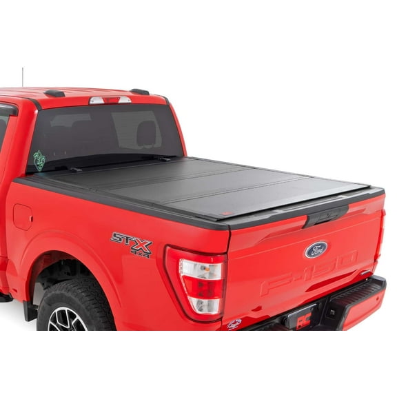 Rough Country Hard Flip-Up Bed Cover for 2015-2020 Ford F-150 | 5'7" - 49220550