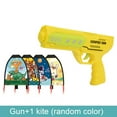 thumbnail image 2 of Yellow Kite Catapult Launch Toy With Flying Beach Fun Outdoor Plastic Game Set For Children Age 3+ Years Birthday Gift And Park Activity Yellow, 2 of 9