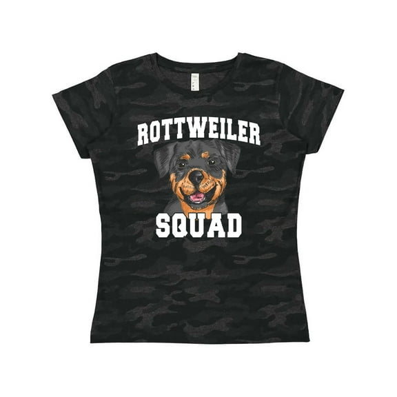 Inktastic Dog Rottweiler Squad Women's T-Shirt