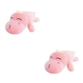 thumbnail image 4 of Vogacara Almohada de dinosaurio Juguete de peluche Muñeco de peluche Sofá Novia multicolor Oficina Accesorios para el hogar Abrazo Dormir Rosa Type1 NO1, 4 of 6