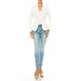 thumbnail image 5 of Women's Casual Office Work Long Sleeve Fitted Open Front Blazer Pack of 2, 5 of 6
