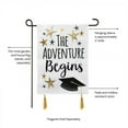 thumbnail image 3 of Evergreen Burlap Garden Flag - Graduation Adventure, High Quality, Durable Burlap, Decorative Seasonal Flag, Size - 12.5" x 18", 3 of 7