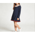 thumbnail image 6 of LIaqionyy Girls Dress School Uniform Cute Long Sleeve Collared Casual Cotton Classic Fashion Dresses Clothes, 6 of 7