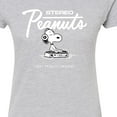 thumbnail image 3 of Peanuts - DJ Snoopy - Juniors Fitted Graphic T-Shirt, 3 of 6