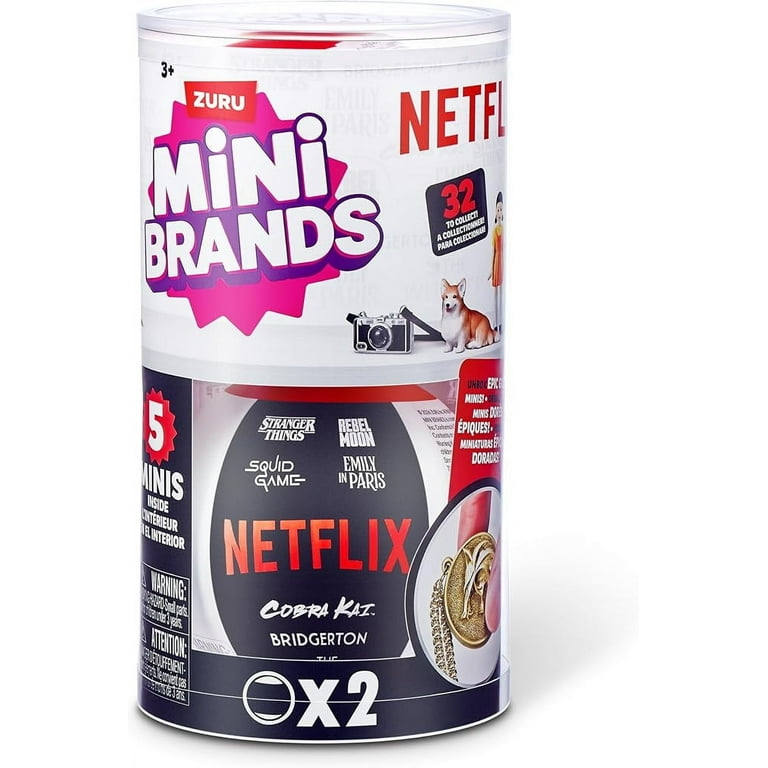 Mini Brands Netflix Capsule 2 Pack by ZURU, Surprise Toy with