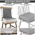 thumbnail image 2 of Kalawen Asiento Elevador para Silla de Cocina, 2 Piezas Mejoradas Correas Lavables de PU Hebilla de Seguridad Asiento Elevador para Silla para Niños Pequeños, Asiento Elevador Portátil de Viaje para N, 2 of 5