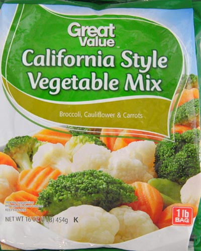 Great Value California Style Vegetable Mix, 16 oz (Frozen)