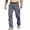 Pants74# Grey, variant on oqasdz Mens Cargo Pants Casual Waist Color Sports Hat Woven Pocket Foot Rope Solid Pants Street Cargo Tie Mens Cargo Pants