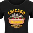thumbnail image 3 of Instant Message - Chicago Hot Dog Skyline  - Women's Any Way Dress, 3 of 7