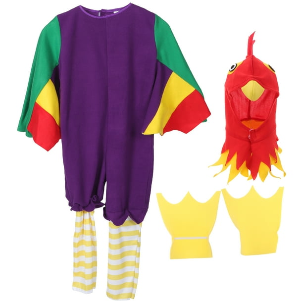 KAKOWELY 1 juego de disfraz de pollito para Halloween, disfraz de pollito para juego de rol, disfraz de actuación escénica para niños