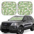 thumbnail image 6 of Kdxio Cute Crocodile Print 2-Piece Sun Shade Front Windshield - Foldable Car Front Window Sunshades For Most Sedans Suv Truck, 6 of 6