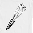 thumbnail image 3 of Instant Message - Clack Clack Tongs - Cooking - Men's Short Sleeve Graphic T-Shirt, 3 of 6