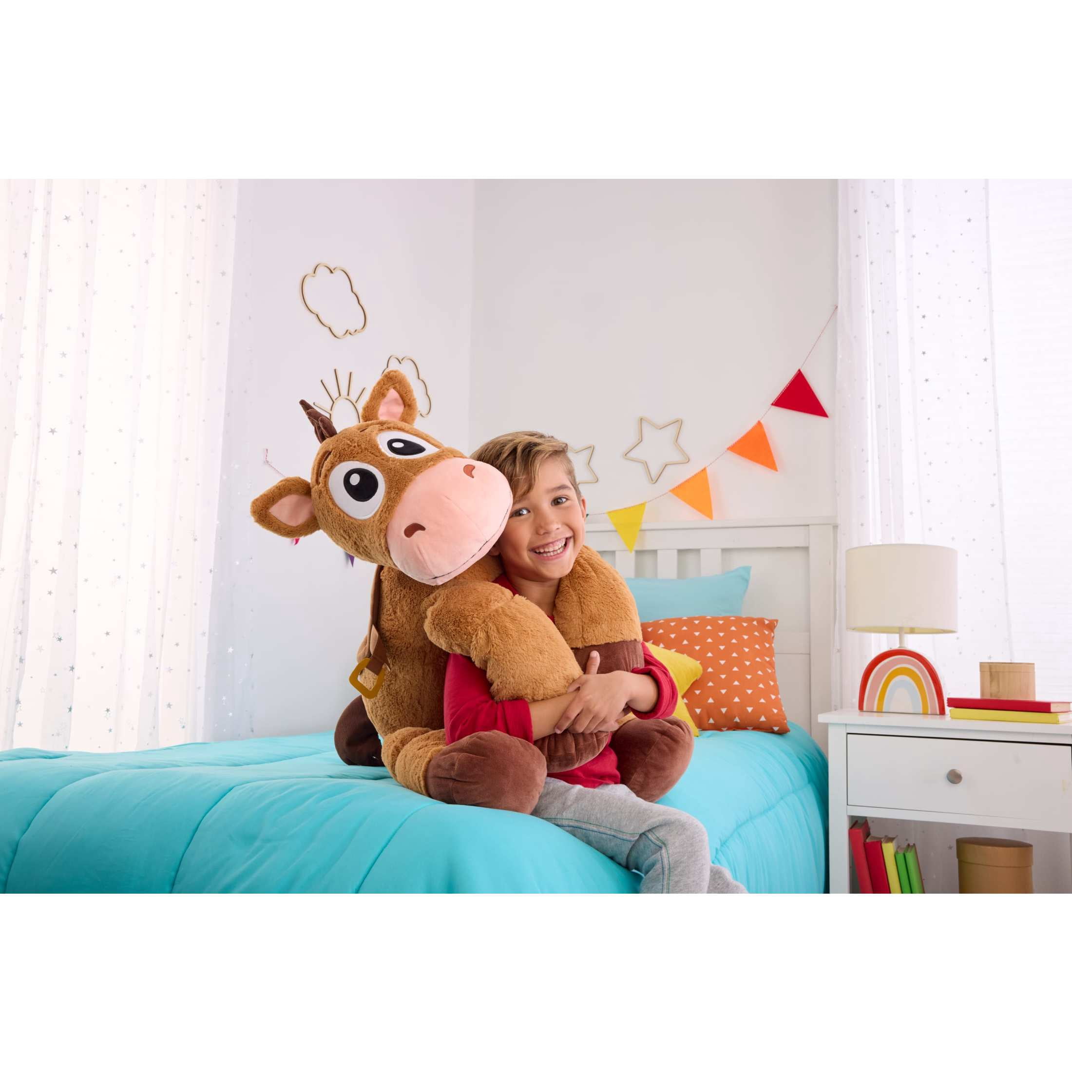 Disney and Pixar Toy Story 5 Ginormous Plush Toys, 24-inch Scale Character Soft Doll Stuffed Animal