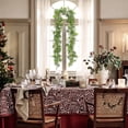 thumbnail image 5 of YOHAVEN Christmas Garland Decorations 6FT, Green Artificial Rattan Hanging Vines, Holiday Festive Leaf Garland for Mantle Fireplace Christmas Tree Front Door Wall Indoor Outdoor Home Decor, 5 of 6