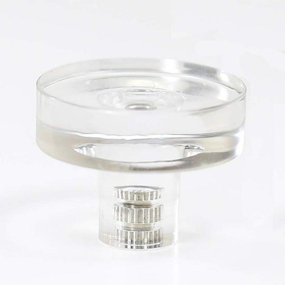 Lucite Bouton Rond 1-1/2 Pouces Diamètre - Poignée de Meuble en Acrylique Transparent (1)