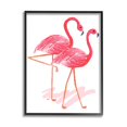 thumbnail image 2 of Stupell Industries Tropical Pink Flamingo Pair Bird Couple Minimal, 24 x 30, Design by Andi Metz, 2 of 5