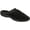Black, variant on Isotoner Womens Microterry Satin Clog Slippers
