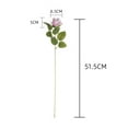 thumbnail image 6 of 2 Branches Artificial Rose Flowers, Fake Roses for Decorations, Real Looking Foam Rose Bulk with Stems for DIY Wedding Bouquets Bridal Shower Floral Arrangements, 6 of 8
