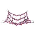 thumbnail image 4 of koolsoo Bird Rope Net Cage Accessories Activity Toy with 4 Hooks Pet Hanging Hammock for red, 4 of 9