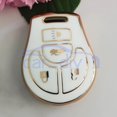 thumbnail image 1 of Funda De Llave De TPU Para Coche Con Placa De Número De Llavero Para Nissan Livina March Sunny Sylphy Tiida Luxury Gold Edge Edition Protector Shell, 1 of 4