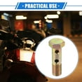 thumbnail image 2 of Unique Bargains 1 Set Car Double Banjo Bolt M12x1.25 45mm Metric Thread Turbo Brake Line Fitting Adapter W/ Washer, 2 of 7