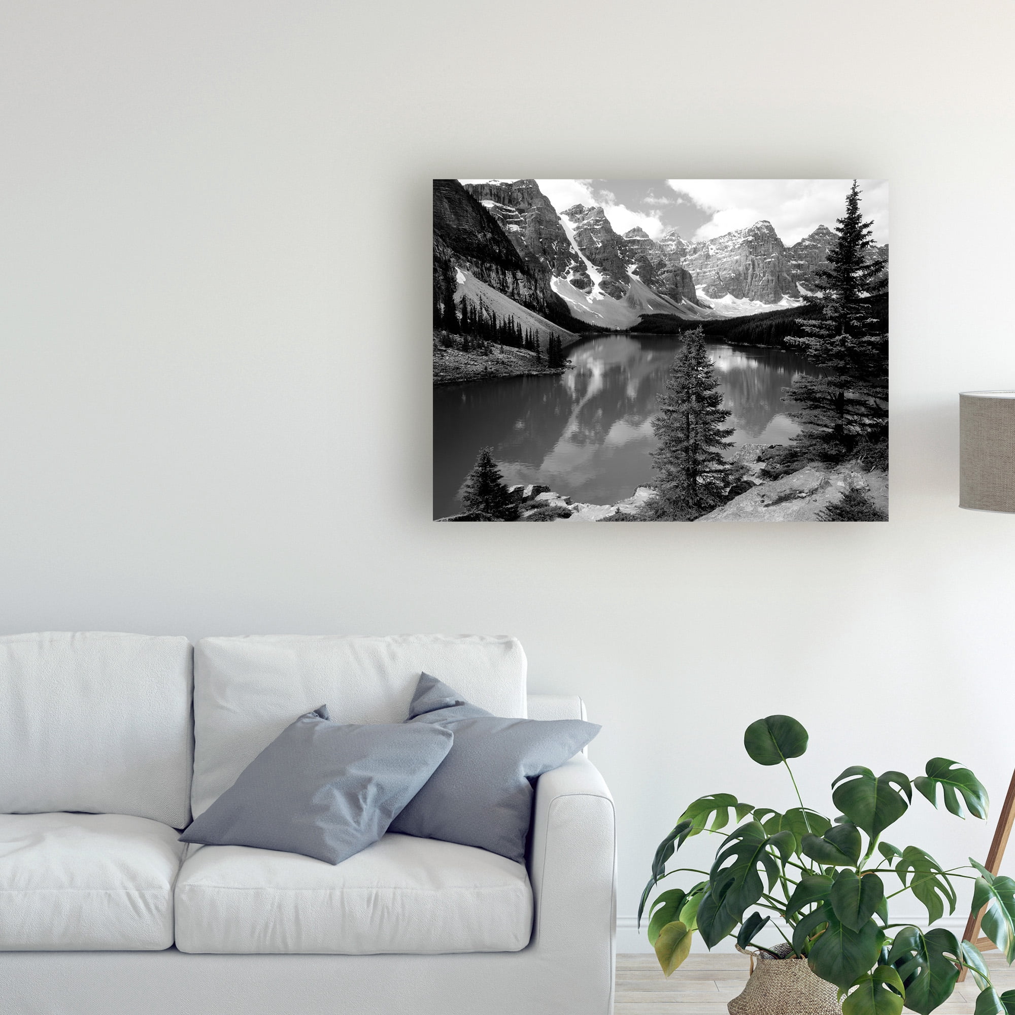 Trademark Fine Art 'Moraine Lake Canadian Rockies Canada' Canvas Art by Monte Nagler